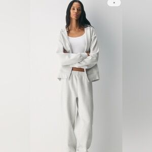 Aritzia Set - Heather White Cloud